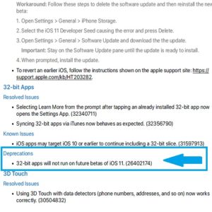 ios 11 beta 10 release note print-screen