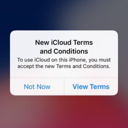 ios 11 new icloud terms and conditions