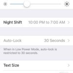 ios 11 night shift mode settings