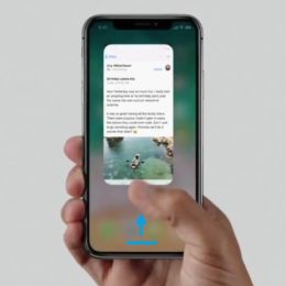 iphone x swipe for home gesture