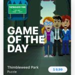 thimbleweed park game of the day