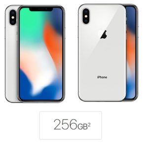 256 gb iphone x silver