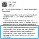 apple promoting certified screen repairs in ios 11.0.3 release notes