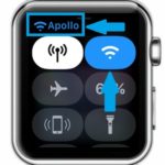 apple watch 3 wi-fi toggle and network name in control center