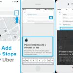 how to add multiple destinations to uber trip