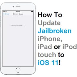 how to update jailbroken iphone to ios 11
