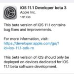 ios 11.1 developer beta 3 software update