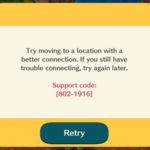 animal crossing pocket camp network error troubleshoot