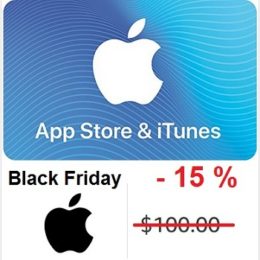 App Store and iTunes gift cards Black Friday deal.