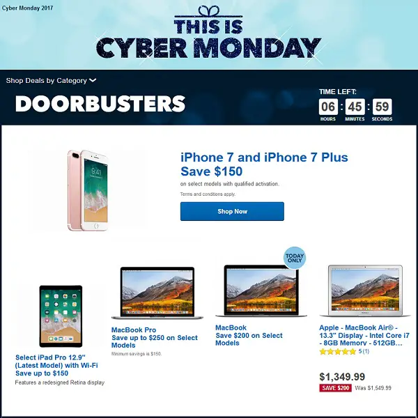15 MustCheck Best Buy Cyber Monday Deals For iPhone, Apple Watch, iPad