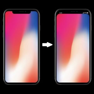 Trick To Remove The iPhone  X Notch  From Home And Lock Screen