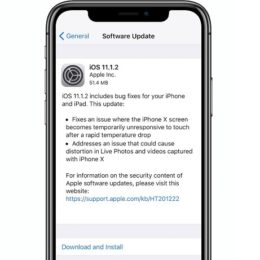 ios 11.1.2 iphone x software update