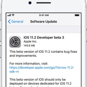 ios 11.2 beta 3 software update