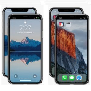 iPhone x notch remover screenshots