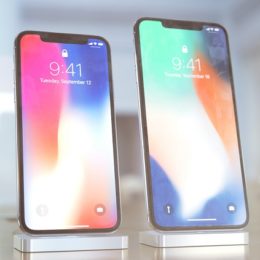 iphone x plus next to iphone x render