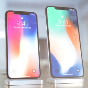 iphone x plus next to iphone x render