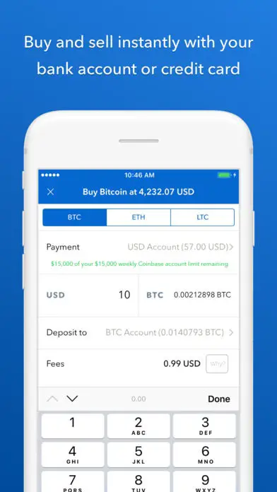 How To Buy And Sell Bitcoins With Coinbase On Iphone And Ipad - 