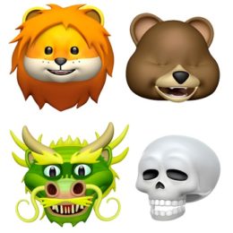 4 new animojis in ios 11.3