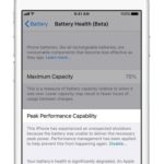iphone battery health info screen
