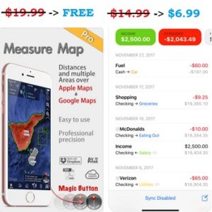 Measure Map Pro and Finances 2 sales.