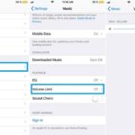 how to limit iphone music volume