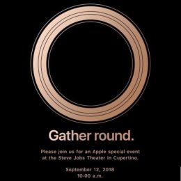 gather round september 12 apple keynote invite