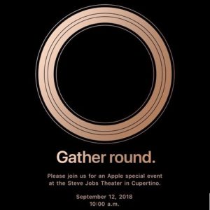 gather round september 12 apple keynote invite