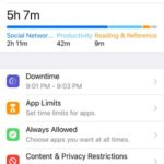 ios 12 screen time home screen