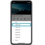 iphone xs playing 1080p hdr video