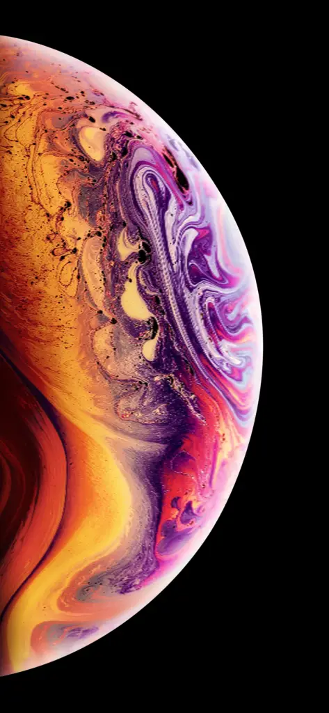iphone xs soap bubble wallpaper