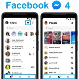 Facebook Messenger 4 new layout