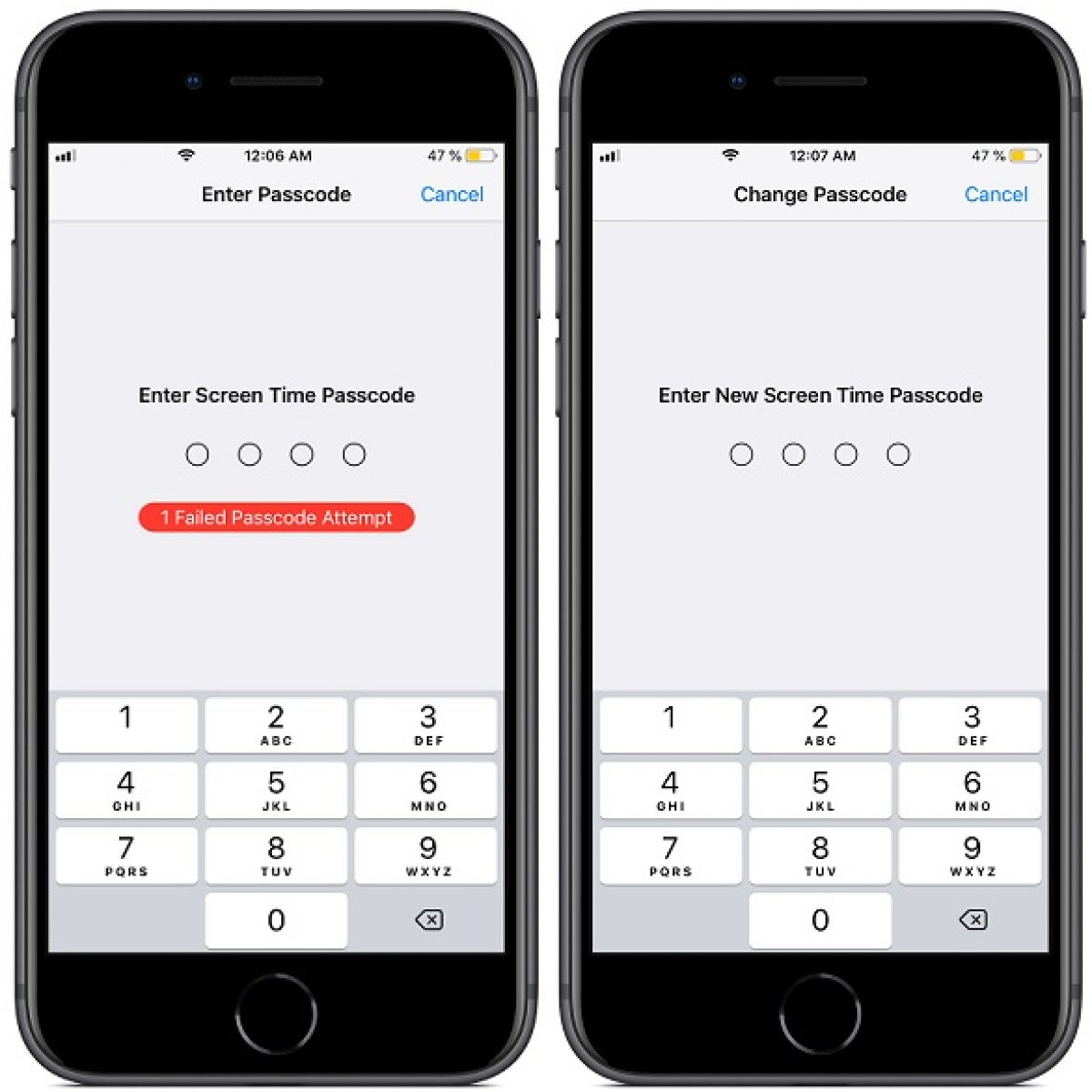How To Reset The Screen Time Passcode In iOS 12