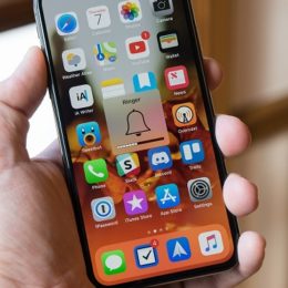 iPhone XS with faulty Volume Down button.