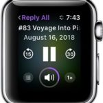 podcasts app now playing screen