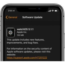 watchOS 5.1.1 Software Update