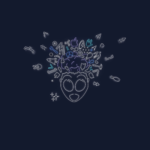 alien head wallpaper for iphone x and xs