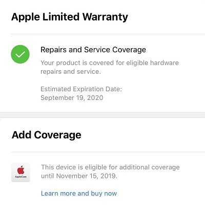 can i add applecare after purchase