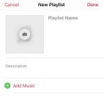 how to create an apple music playlist