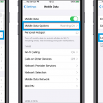 how to enable ios 13 low data mode