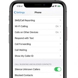 ios 13 silence unknown callers setting