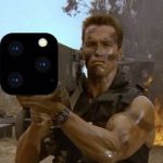 iPhone 11 pro Arnold Schwarzenegger rocket launcher