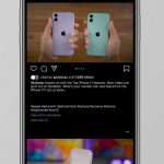 Instagram iOS 13 dark mode screenshot