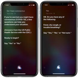 Do I have coronavirus? - iPhone questionnaire via Siri