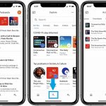 google podcasts tabs