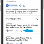 how to save an episode for offline playback in google podcasts