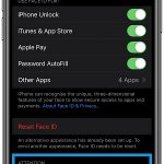 require attention for faced id disabled
