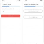 self-reporting questionnaire for covid-19 symptoms