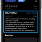 Apple Support version 4.0 software update log