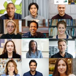 Google Meet video conference call screenshot