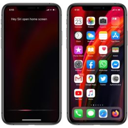 How to command Siri to open the Home screen